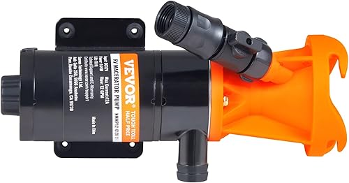 Miniatura 10 de VEVOR Bomba maceradora portátil para autocaravana, 12 V, bomba de residuos de liberación rápida de 12 GMP, bomba de alcantarillado de aguas
