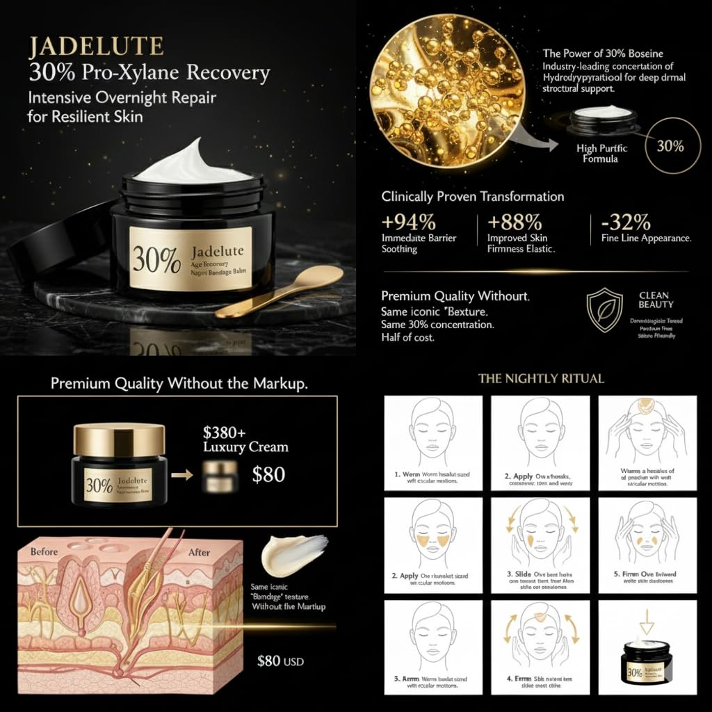 30% Pro-xylane anti-aging molecule Age Recovery Skin Regeneration Accelerating Night Care 30ml/1oz - Image 2