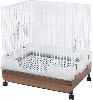 ミニマルランド うさぎケージ ブラウン ワイド Amazon | ミニマルランド うさぎが上手に飼えるリビングルーム