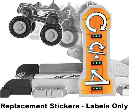Miniatura 4 de Ele Toys Etiquetas de repuesto para Mattel Blaze y The Monster Machines Light & Launch Hyper Loop Vehicle Playset