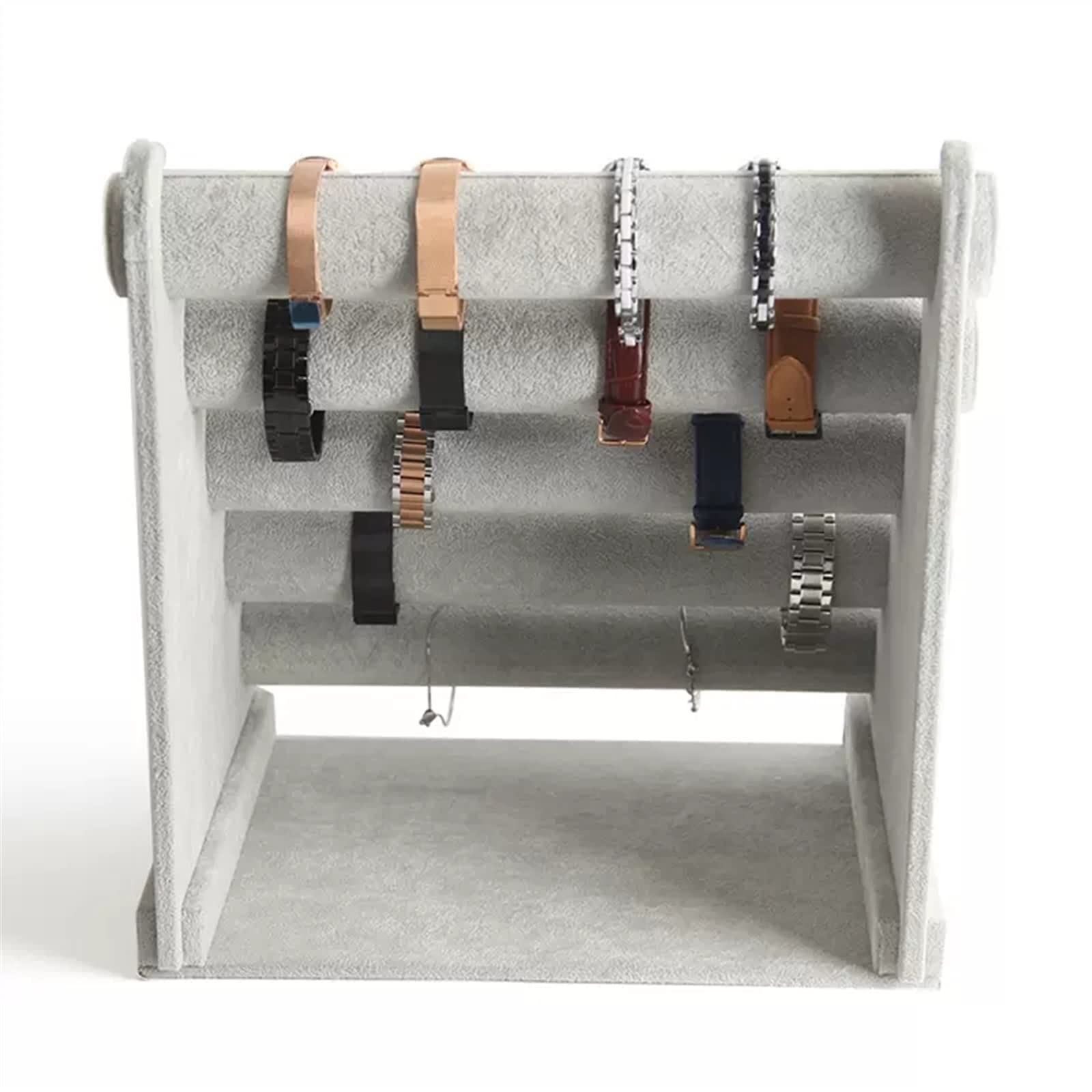 Relaxdays Espositore Gioielli Da Donna Da Appendere, Porta Collane Bracciali Orecchini Da Tavolo Design Color Nero 49968318