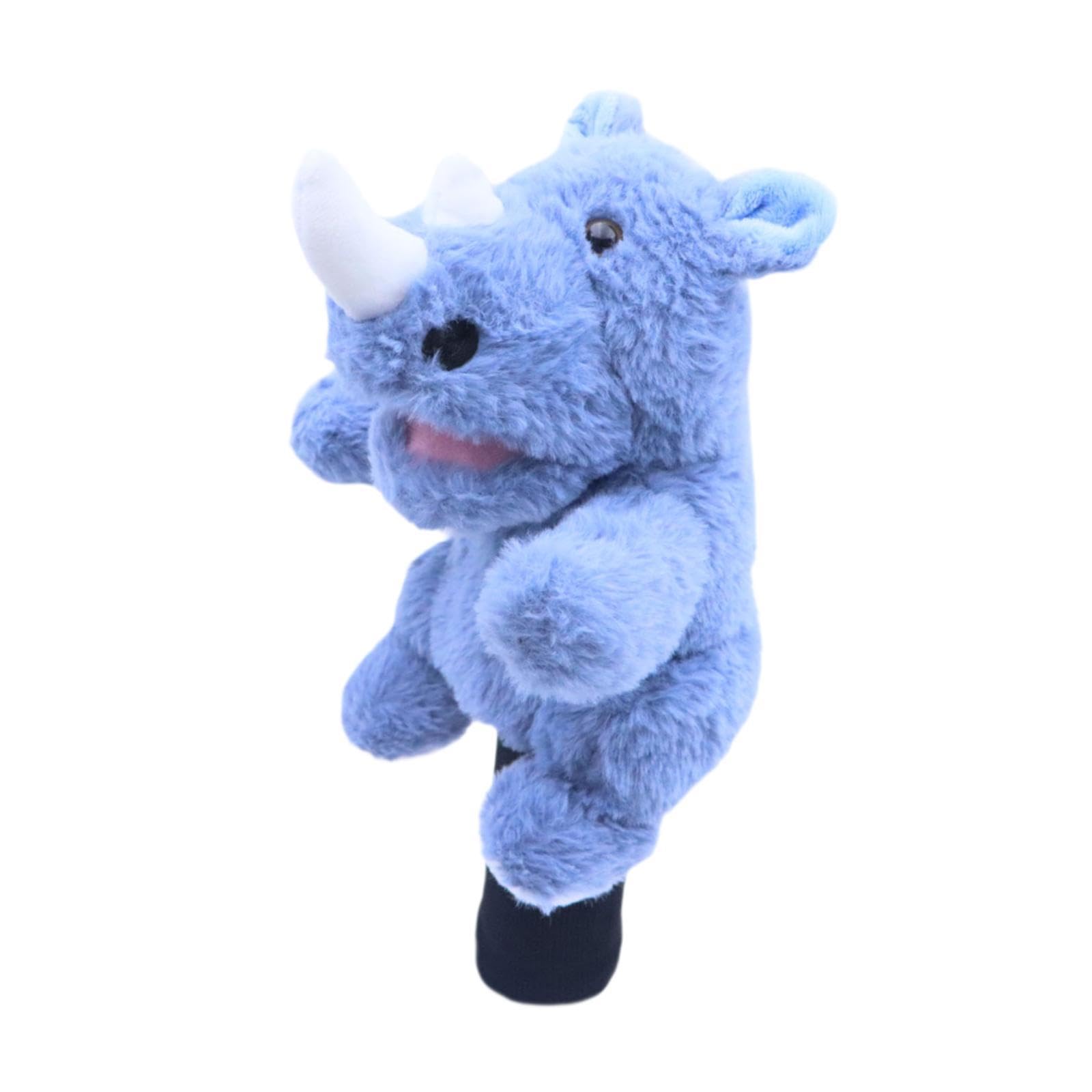 Colcolo Soft Plush Golf Wood Driver Headcover Golf Equipment Novelty Portable Transport Protect Club Head Cover for Practice Adults - Rhino — image 1