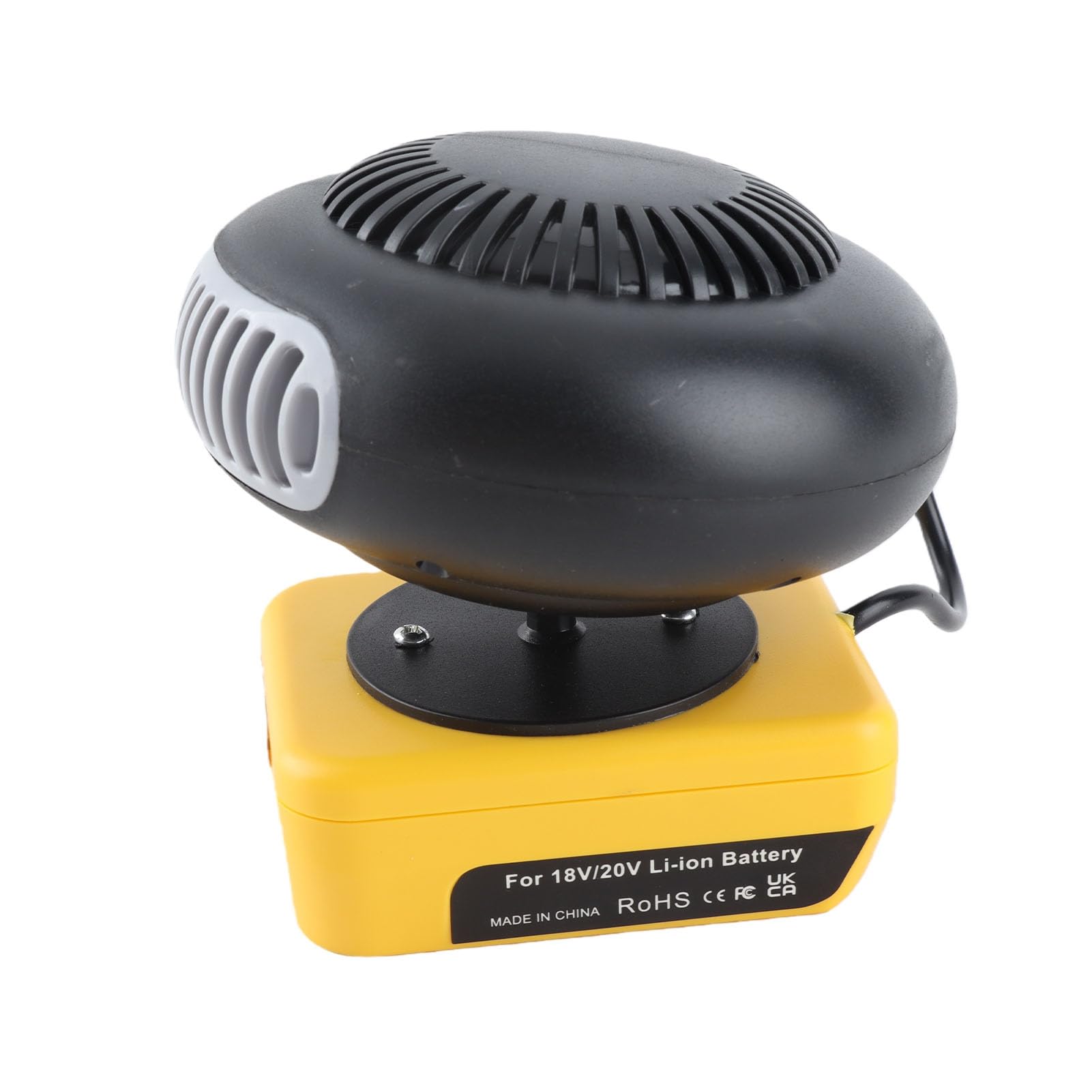 Chauffage portatif sans fil rechargeable à batterie avec rotation à 360 degrés pour voiture