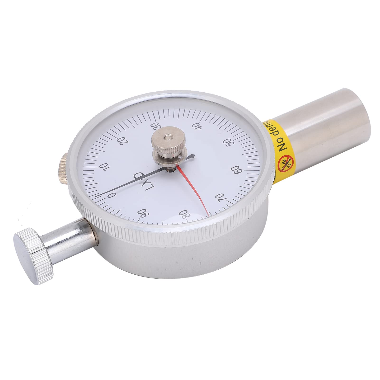 Medidor de dureza de durómetro Shore LX - D - 2, esclerómetro de doble aguja para caucho, plástico y cuero, con dial de memoria y amortiguación de latón para una medición precisa d