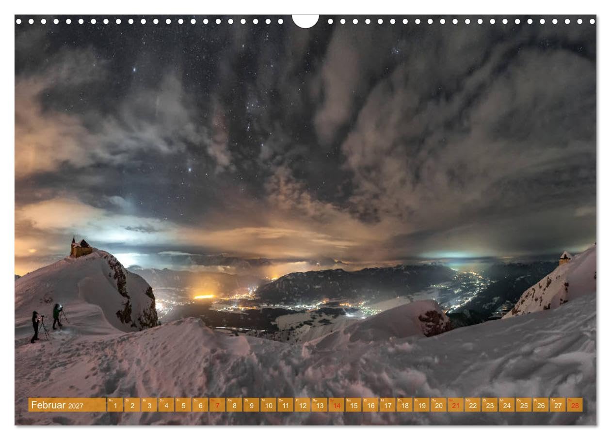 CALVENDO - DOBRATSCH - Die Magie der Fernsicht (Wandkalender 2027 DIN A3 quer), Monatskalender: Ein atemberaubendes Panorama