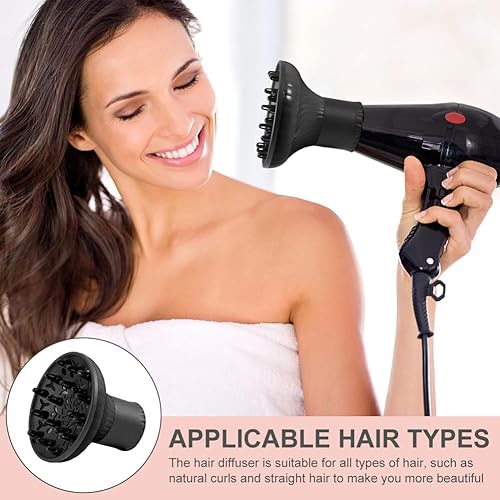 Miniatura 3 de Difusor de pelo, difusor de secador de pelo ajustable, accesorio difusor portátil para rizos de cabello ondulado natural, herramienta profesional de
