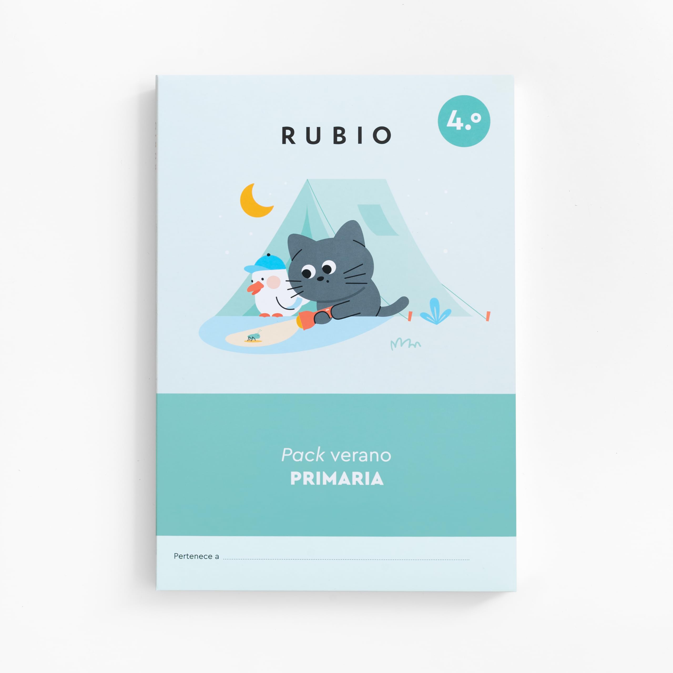 Pack de verano RUBIO 4.º de Educación Primaria | + 9 años | 3 cuadernos para repasar final del curso y en vacaciones (PACKS ESCOLARES) | Includes: Holidays 4th Primary, Improve your skills. To reason logically and entertainingly 8-9 years
