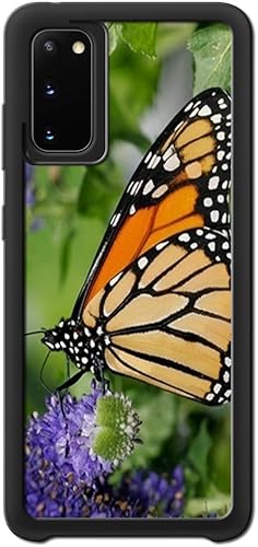 Funda para Samsung Galaxy S20 5G - Funda de teléfono con diseño de mariposa monarca - TPU absorción de golpes
