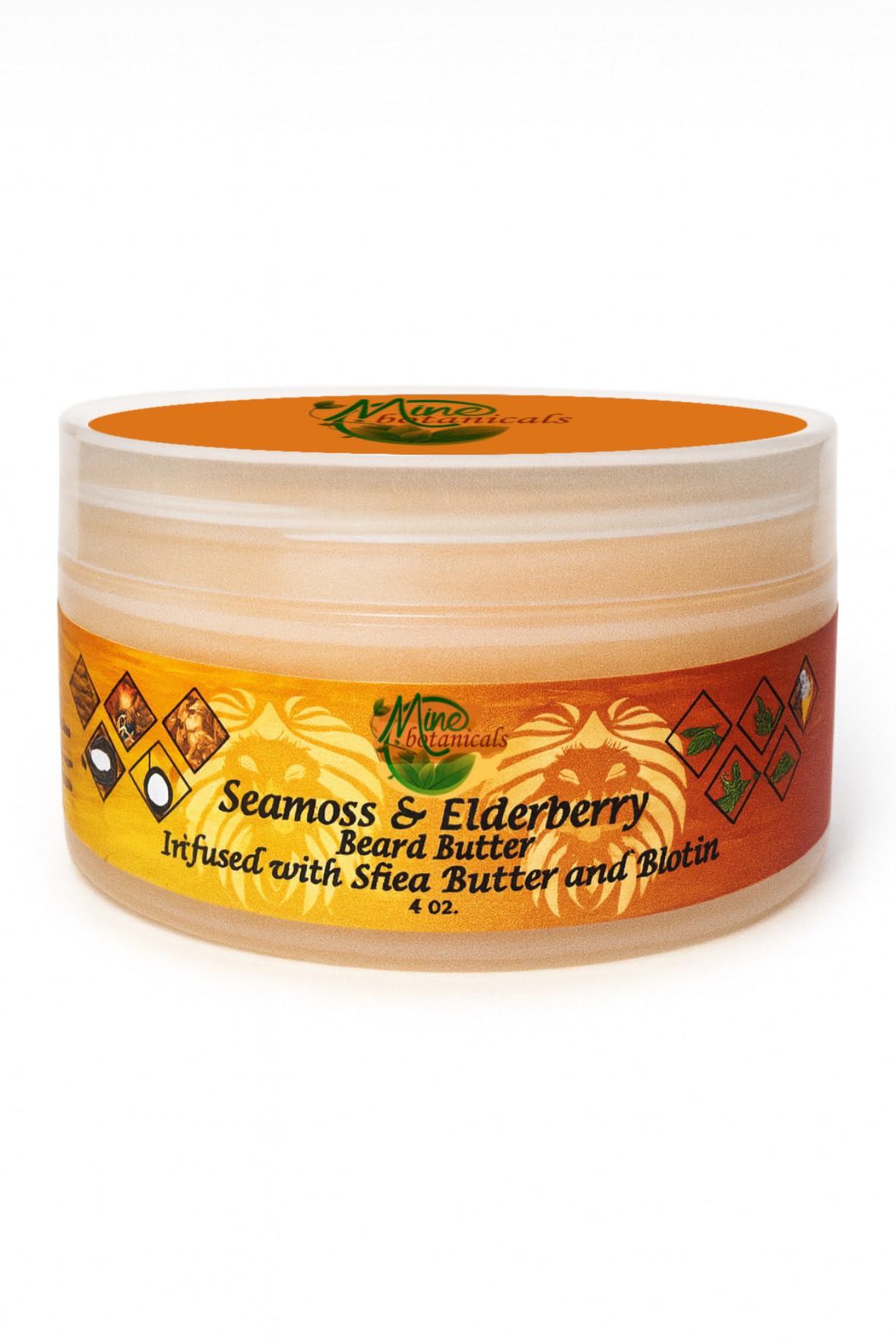 Mine Botanicals Seamoss & Elderberry Beard Butter 4oz