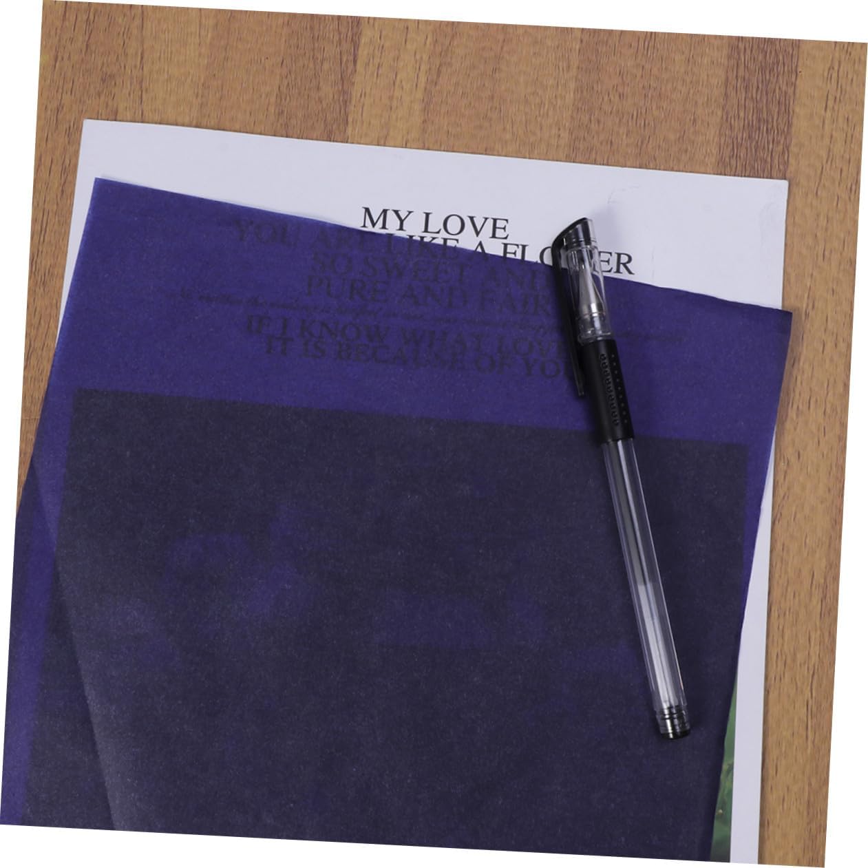 OSALADI 200pcs Graphite Carbon Transfer Paper Tracing Paper for Transfer Canvas More for Arts Crafts and Office Use