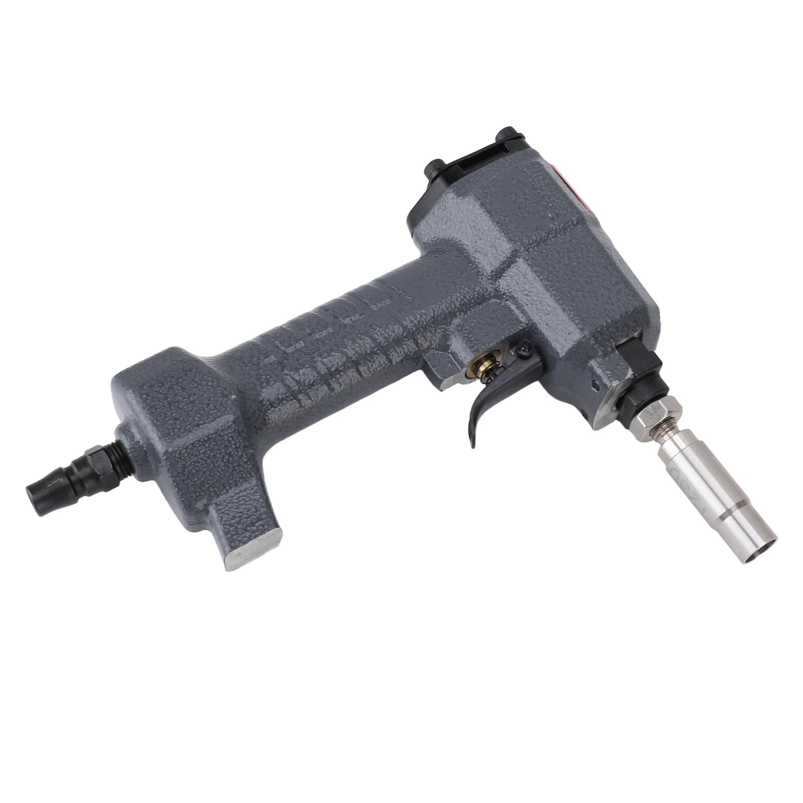 Generic 1170 Chiodatrice Decorativa Pneumatica, Chiodatrice per Mobili, Pistola Sparachiodi Ad Aria con 2 Chiavi Esagonali, Ideale per Rivestimento in Pelle di Divani, Modanature di Corone e Uso Fai