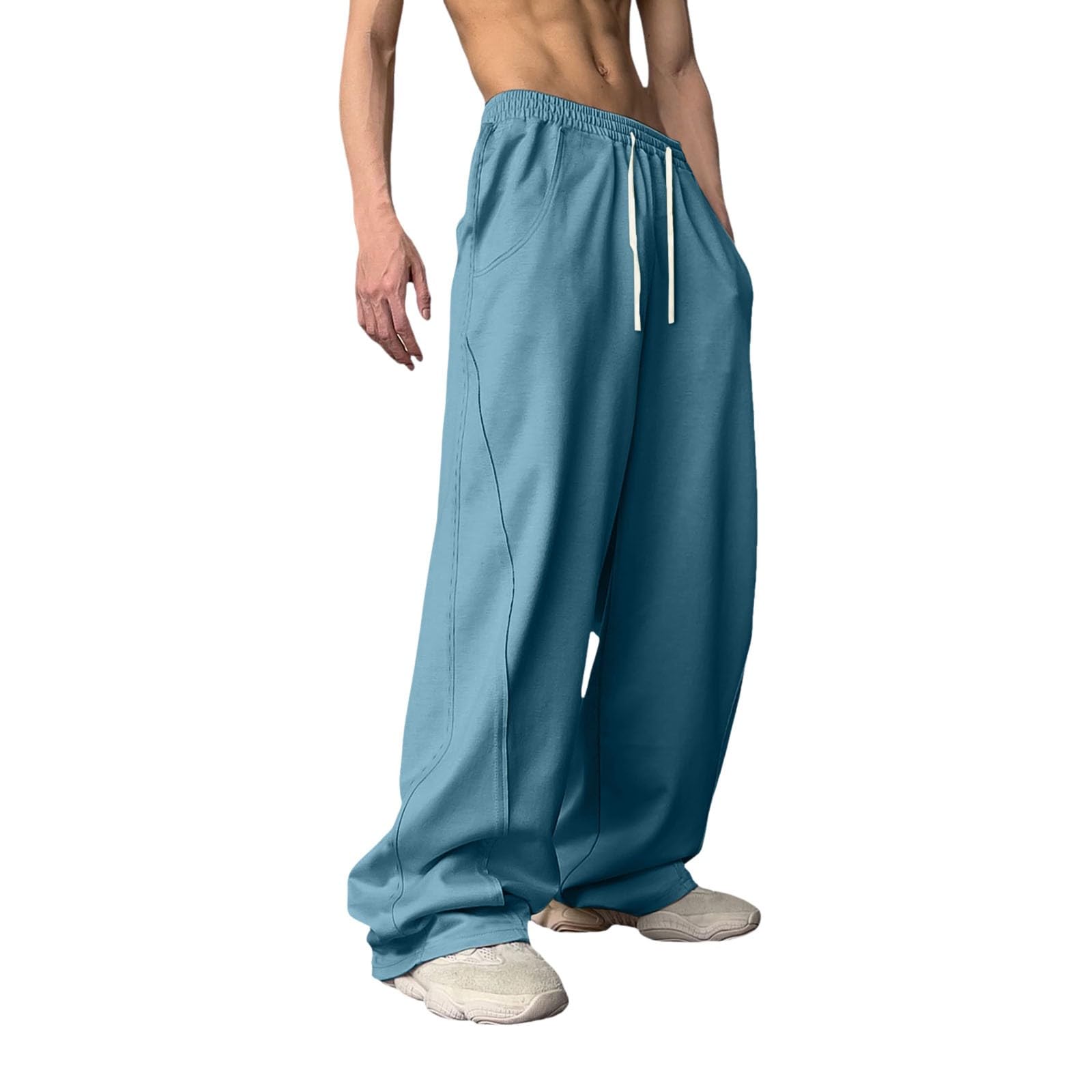 Jogging Femme Pantalon Cargo Survêtement Léger Leggings Droit Confortable Combinaison Taille Elastique Sportswear D'Intérieur Baggy Sarouel Haute Tenue Running