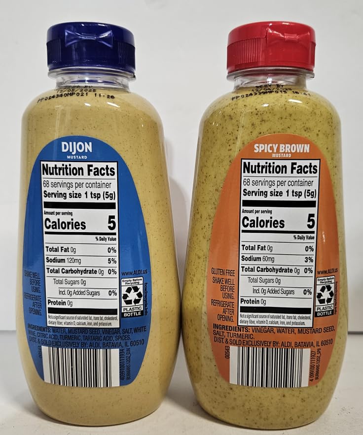 Miniatura 2 de Burman's Spicy Brown & Dijon Mustard 12oz 11.99 oz (dos botellas)