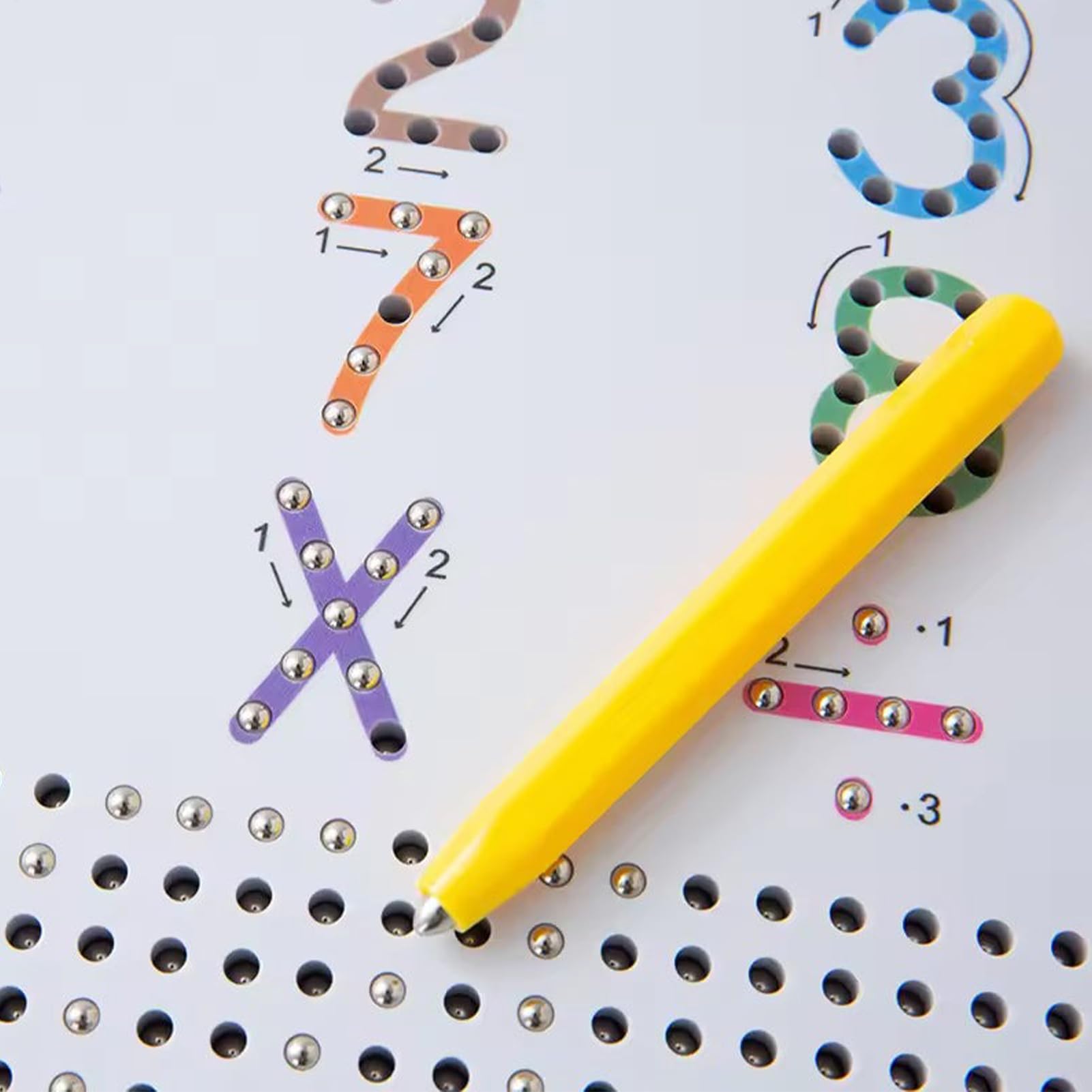 Tableau magnétique réversible, jouet alphabet 2 en 1 | surfaces éducatives