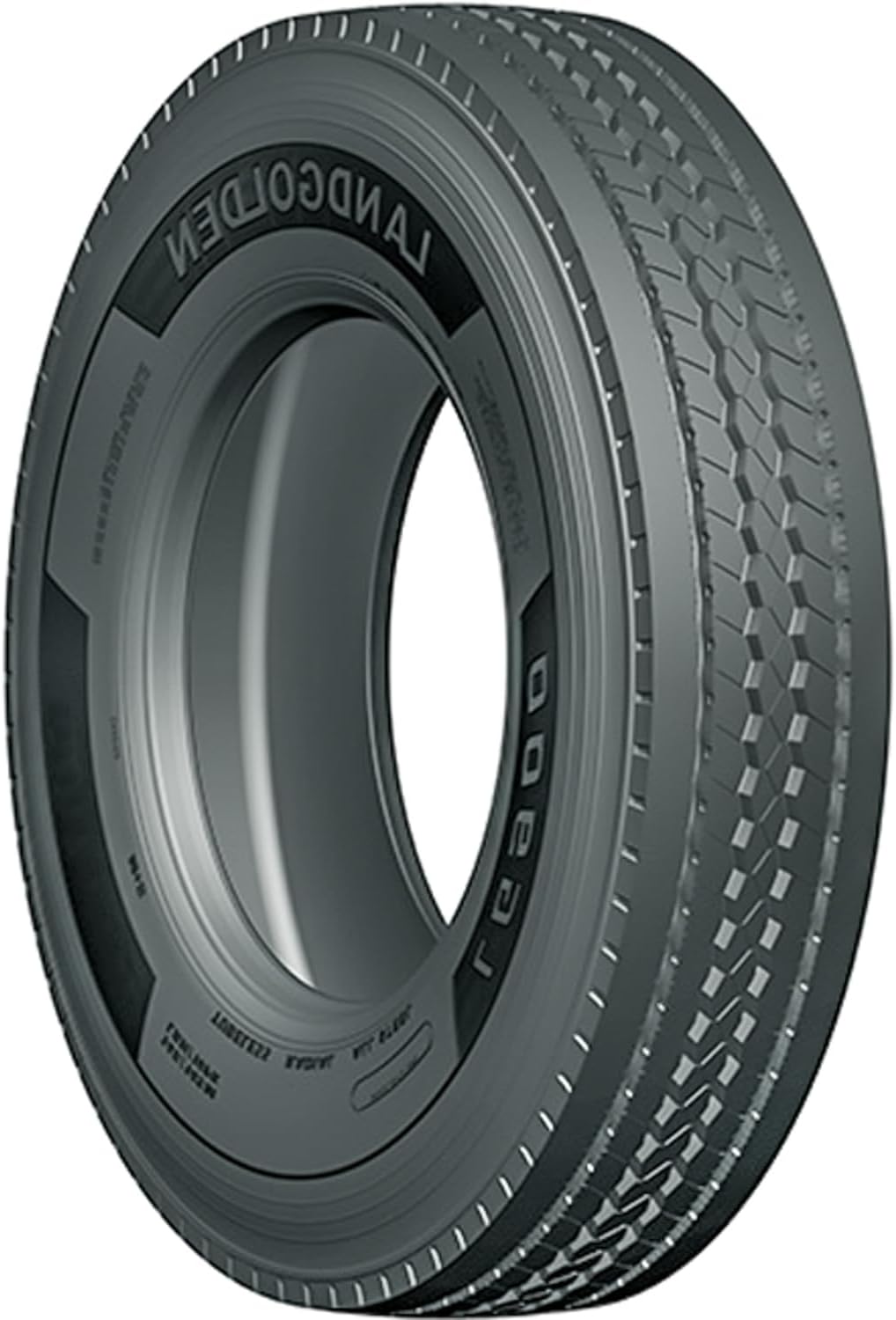 Landgolden LG 900 All-Season Commercial Steer Radial Tire-215/75R17.5 215/75/17.5 215/75-17.5 135/133J Load Range H LRH 16-Ply BSW Black Side Wall