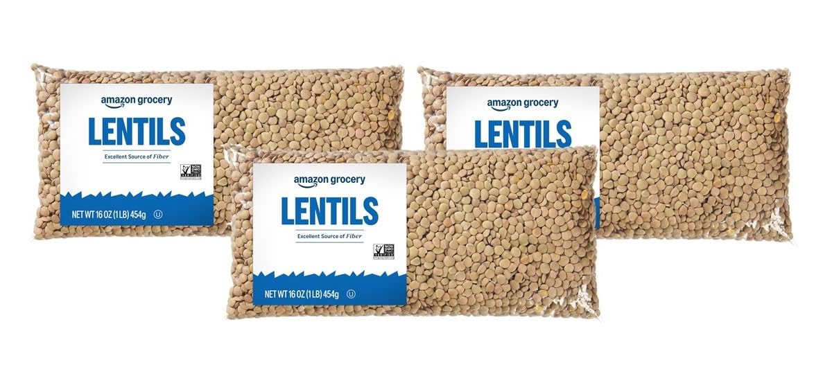 Lentils, Whole, 16 Oz (Pack of 3)
