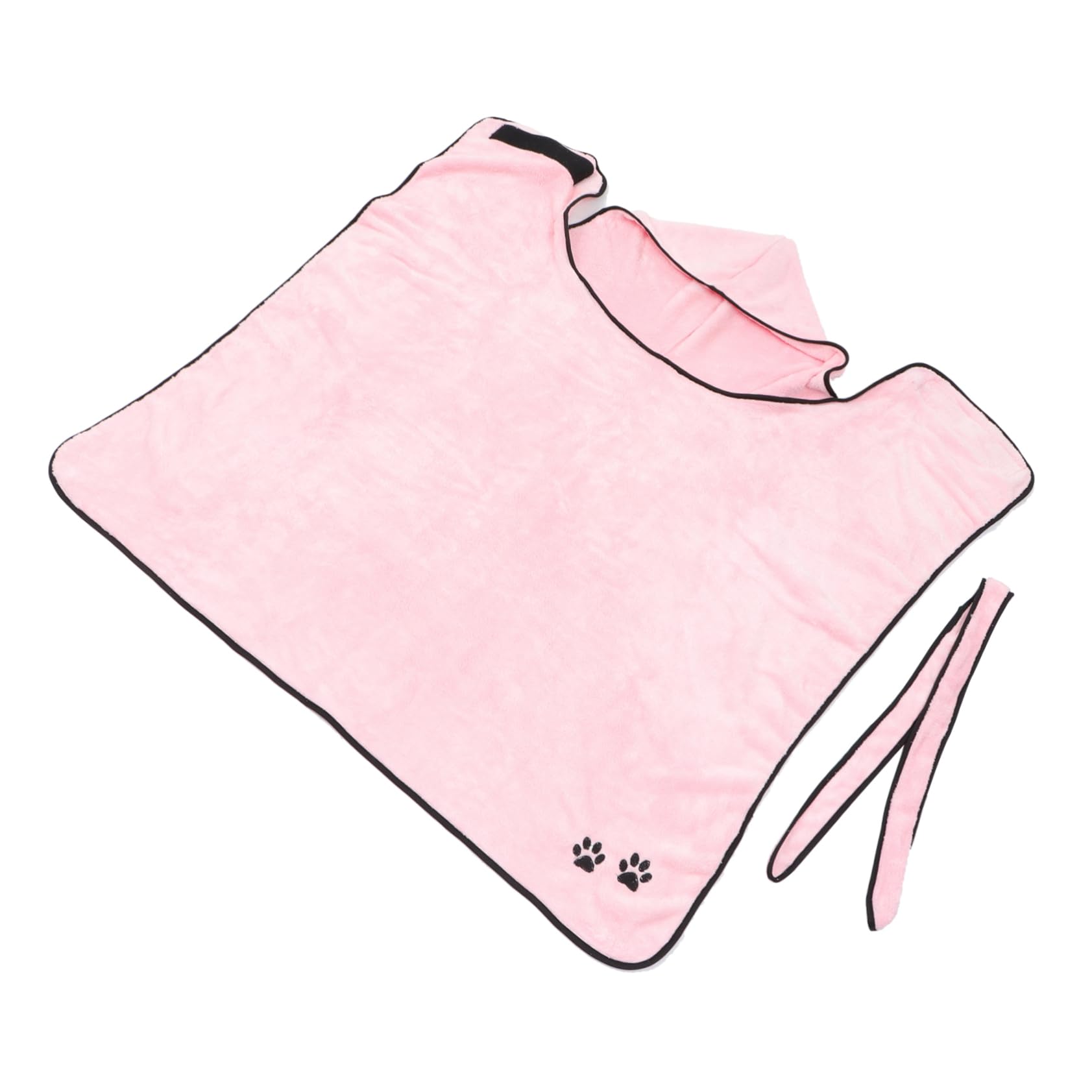 Peignoir pour chien et serviette de nettoyage en polaire pour animaux de compagnie Kisangel