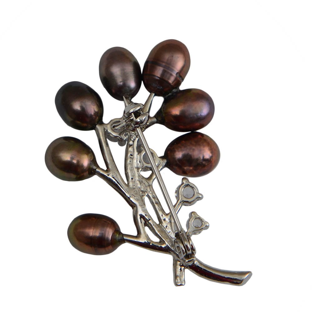 Elegant Freshwater Pearl Brooch