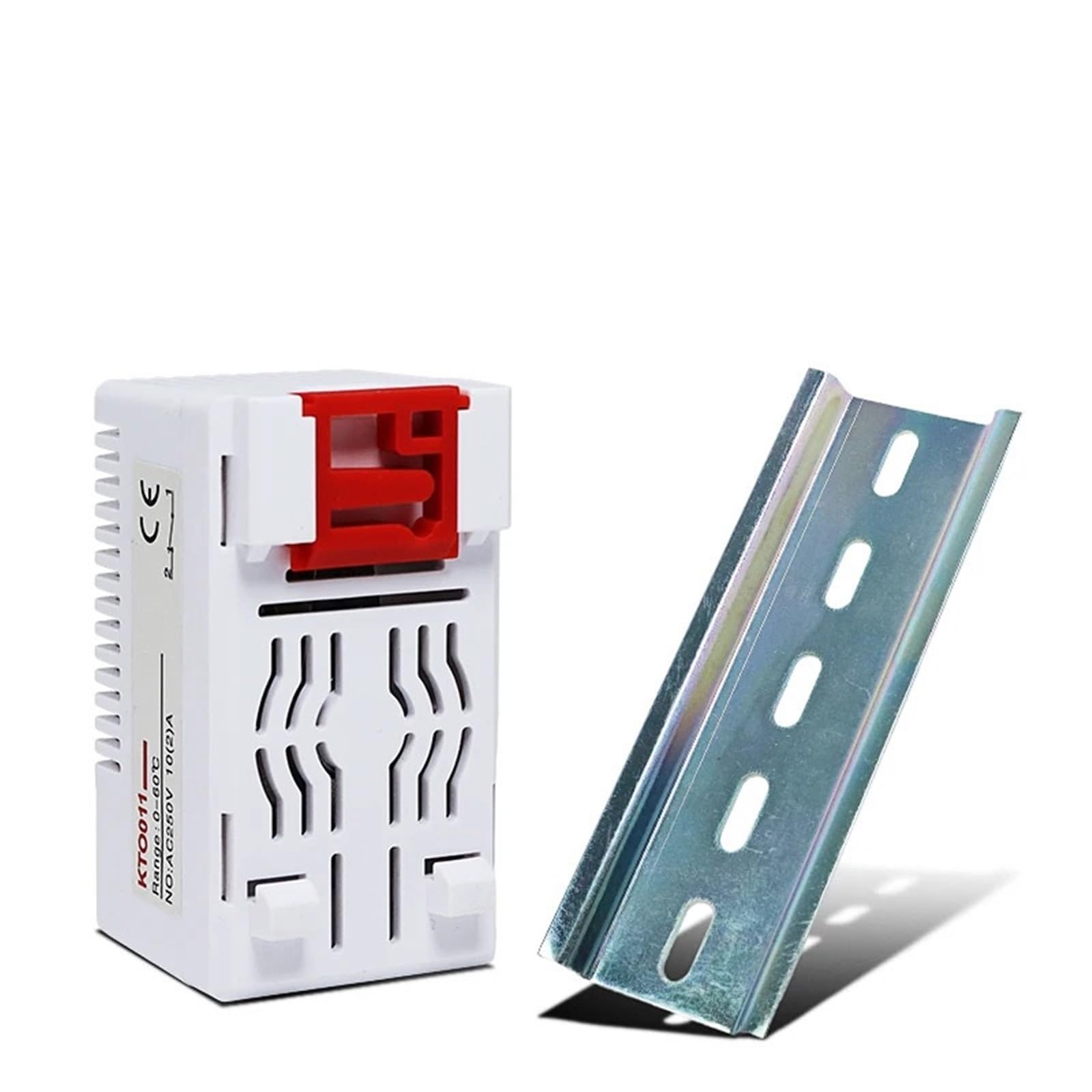 10 pz KTS011 KTO011 DIN rail Termoregolatore Interruttore Meccanico NO NC 60℃ Raffreddamento Riscaldamento Pannello Armadio Industriale Termostato 220 volt(KTO011 NC -20-40)