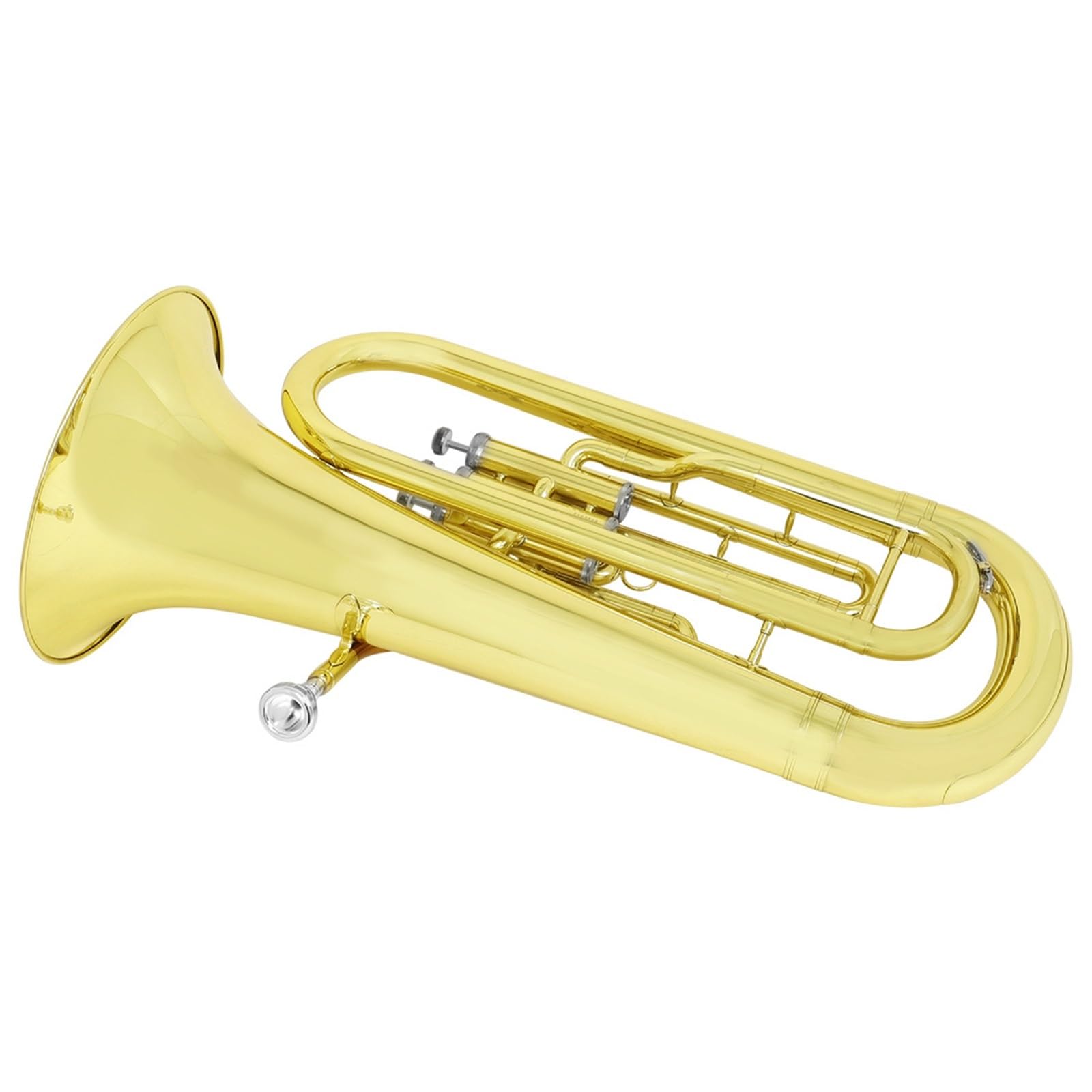 Eufonium Euphonium Bb Tone Mosiężne Trzy Zawory Profesjonalne Instrumenty Muzyczne Dla Początkujących