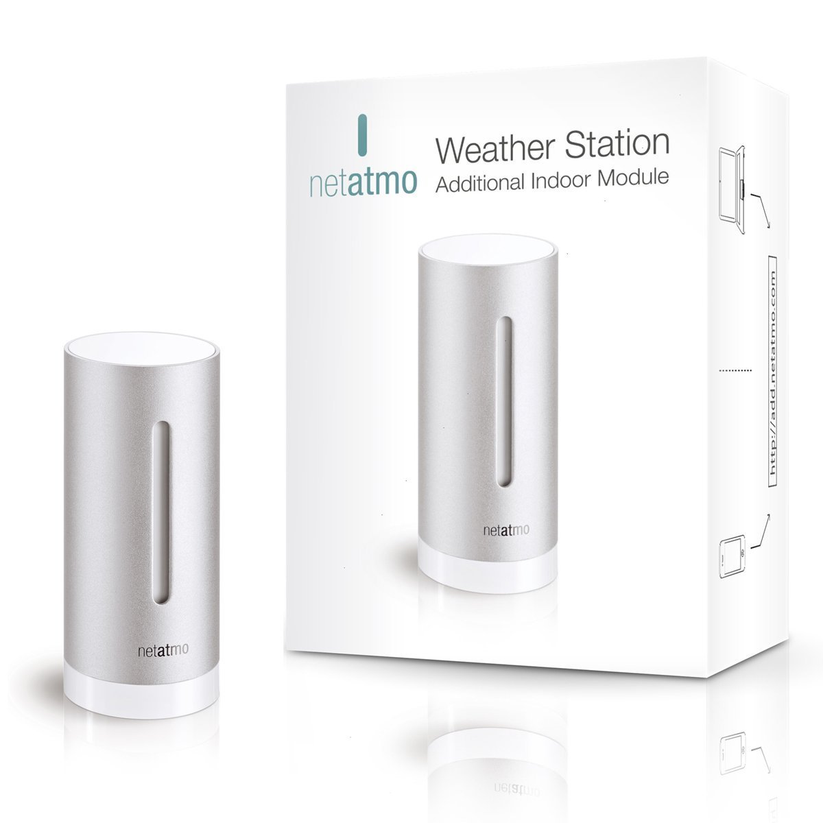 Amazon.co.jp: NETATMO (ネタトモ) 測定箇所を増やせる屋内用追加