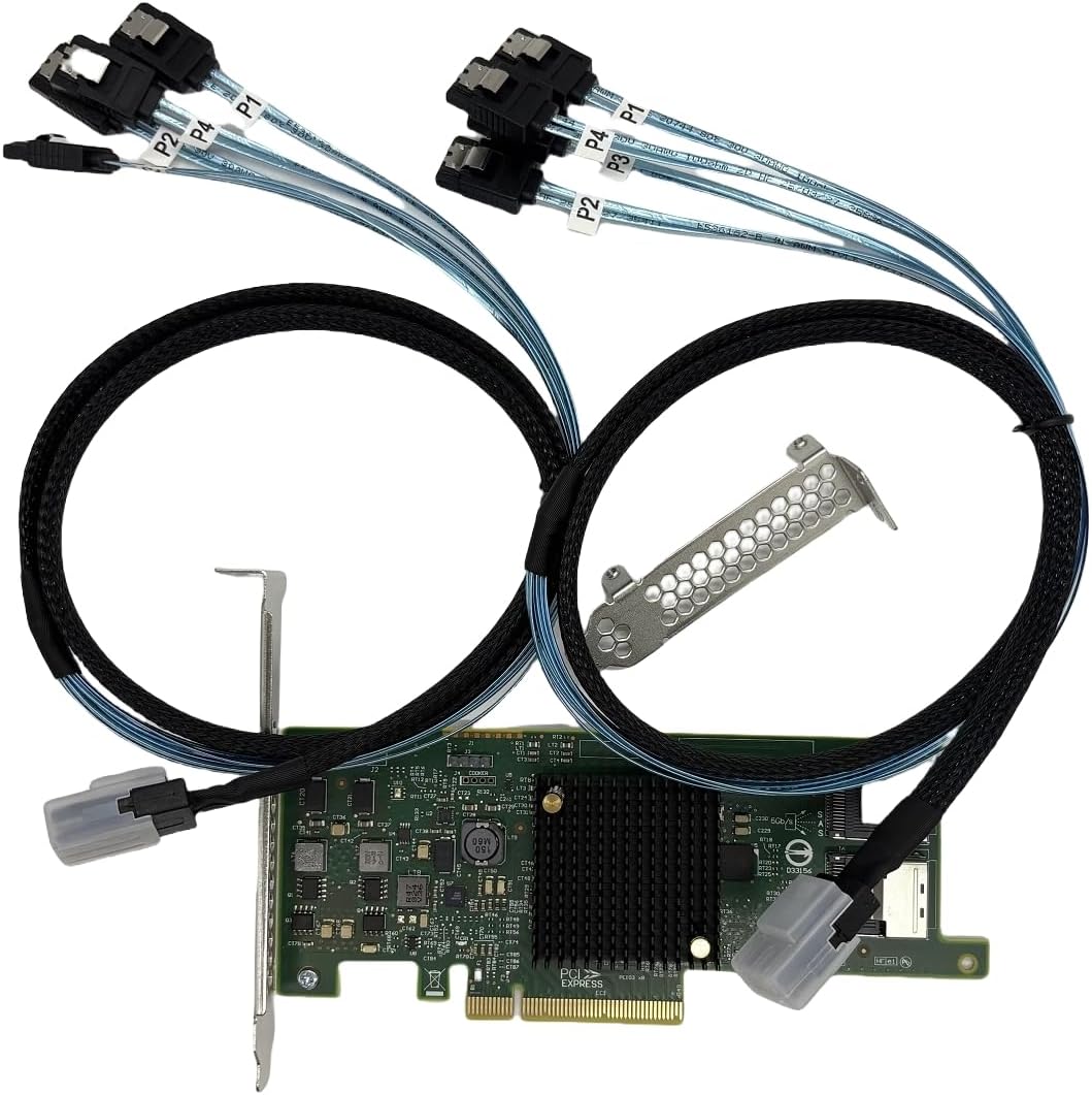 9207-8i SATA/SAS 6Gb/s PCI-E 3.0 HBA FW:P20 IT Mode for ZFS FreeNAS unRAID 2*SFF-8087 SATA