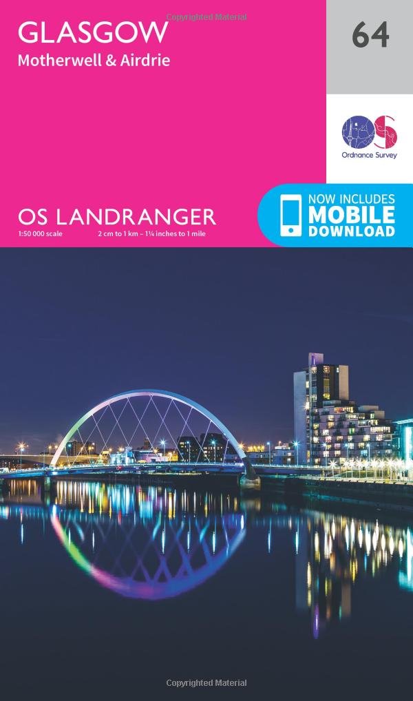 Glasgow, Motherwell & Airdrie by  Ordnance Survey - 9780319261620