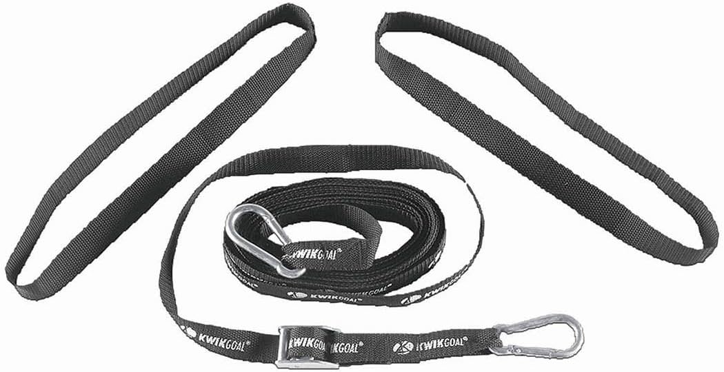 Kwik Goal Kwik Lock Net Clips (100-Pack) and Net Support Strap(Set of 2) | Soccer Goal Net Accessories