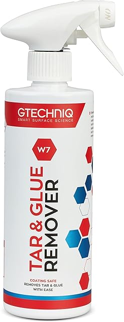Gtechniq W7 Tar and Glue Remover for Cars, Dissolves Residue, Easy to Use Cleaner, 500ml