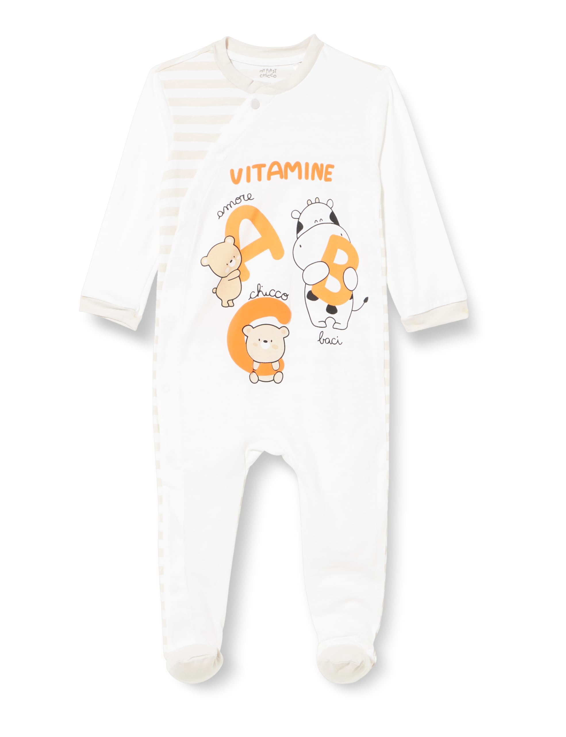 Grenouillère Chicco Bébé - Pantoufles Intégrées, Douce, Lavable Machine, Mixte