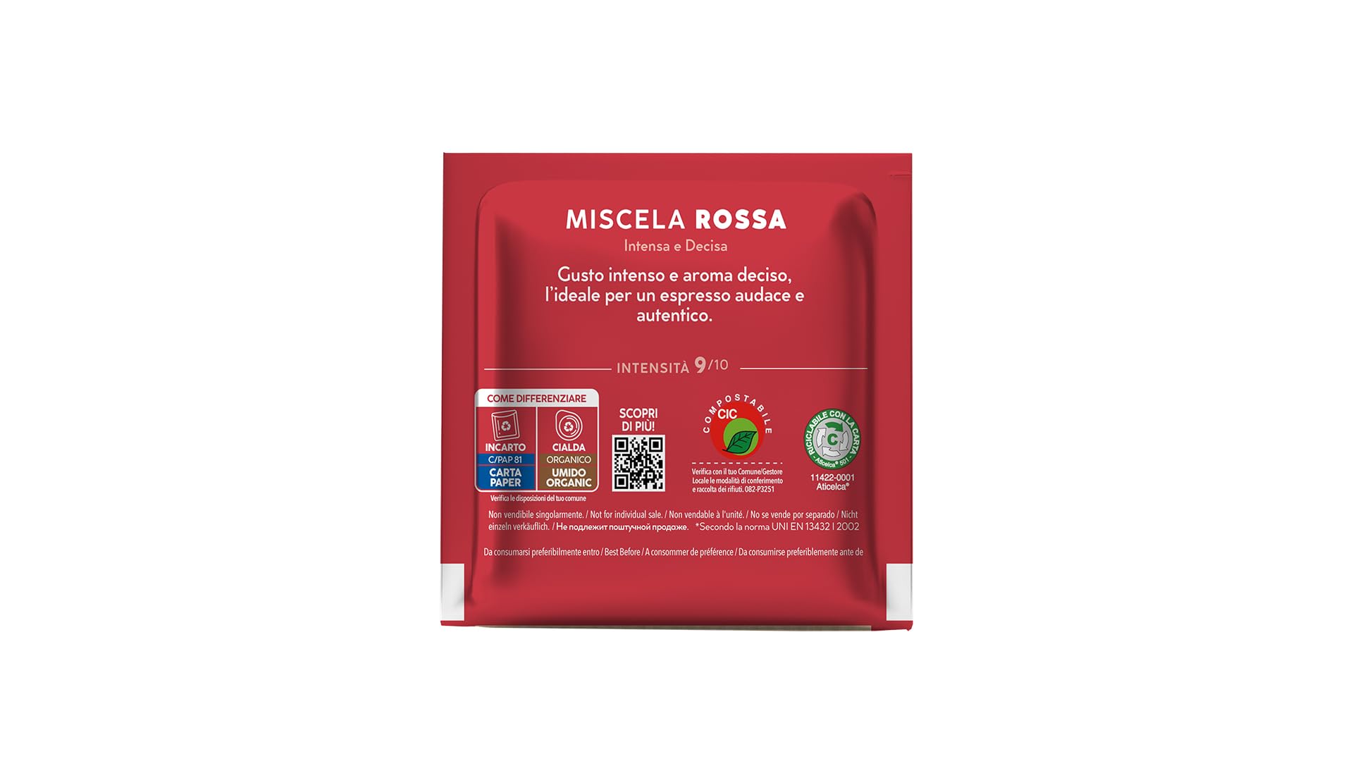 Caffè Borbone, 600 Kaffeepads, Miscela Rossa, ESE,44 mm
