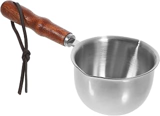 Stainless Steel Mini Melting Pan for Oil Butter Corrosion-resistant Small Pot Handle for Cooking Serving Capacity for Kitchen Use