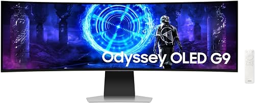 Samsung 49-Inch Curved OLED Smart Monitor - LS49DG950SUXEN | 49" Odyssey OLED G9 G95SD DQHD