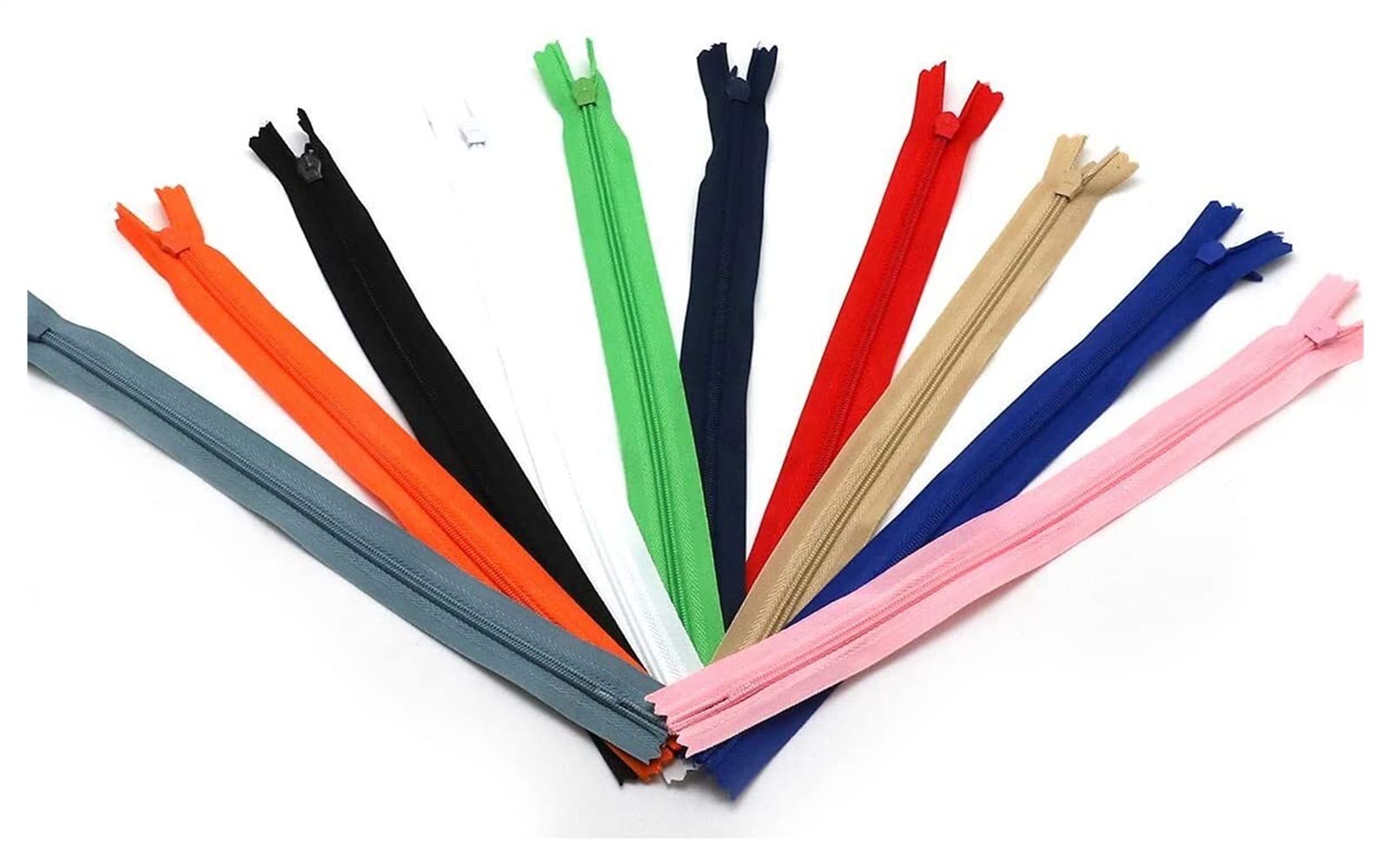Cerniere Invisibili Bobina di Nylon Fai-da-Te per Abiti da Cucire Accessorio in Nylon (Color : Green, Size : 2.3cm Width 60cm) (Black 2.3cm Width 35cm)
