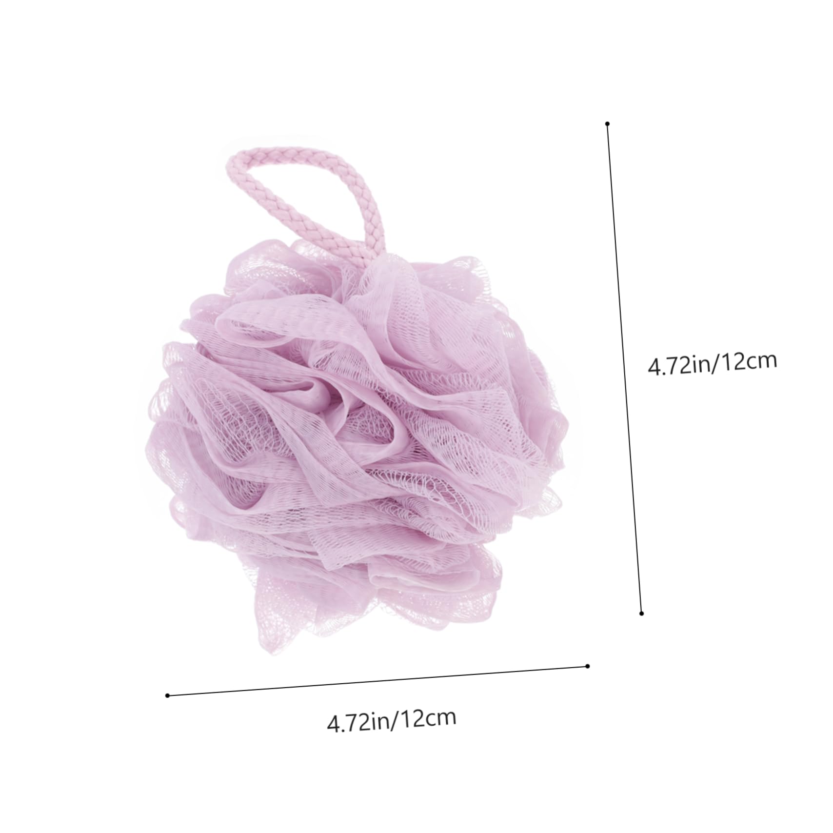 WOFASHPURET 6Pcs Shower Bath Mesh Balls Exfoliating Body Scrubber Pouf for Deep Cleansing Gentle Skin Care Tool Present for Men and Women for Daily Bathing