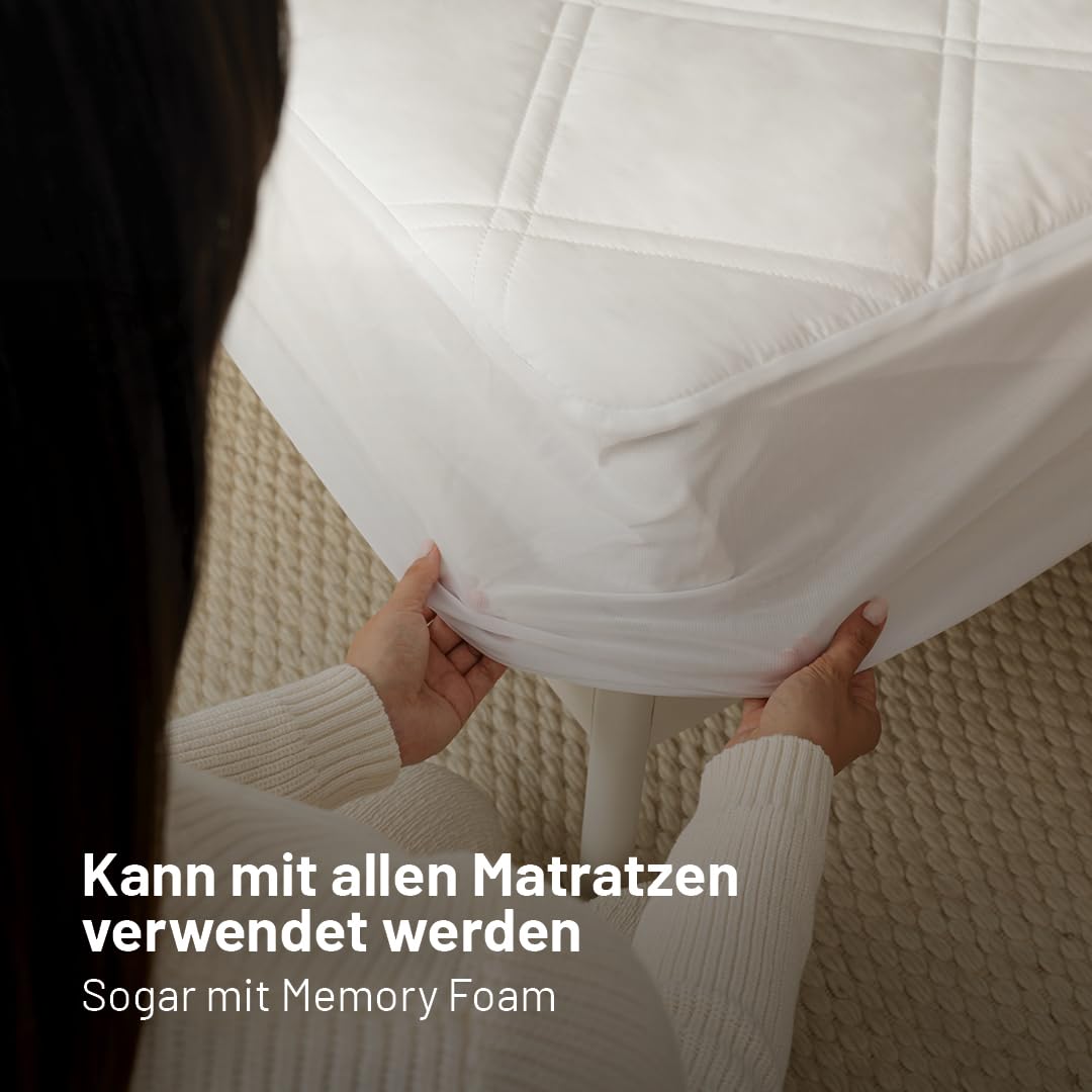 Imetec Wärmeunterbett Adapto Advanced Maxi Einzelbettgröße - Programmierbar mit Alexa, Wi-Fi Konnektivität und Sprachsteuerung, 4 exklusive Programme - 9 Temperaturen, Schnelles Aufheizen, 195 x 90 cm