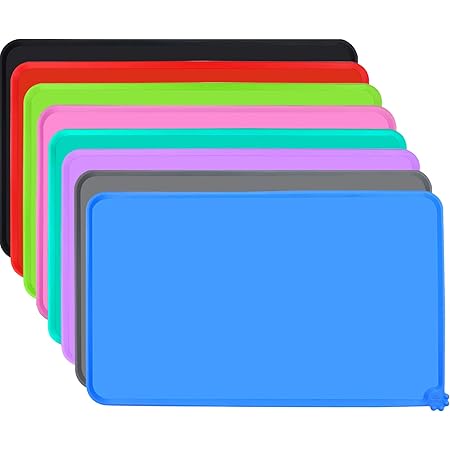 Hunde & Katzen Futtermatte 60x90cm - Wasserdicht & Rutschfest Grün