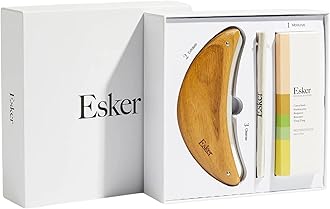 Esker - Limited Edition Body Plane Lymphatic Drainage Massager Set With Luxury Firming Oil | Vegan, Cruelty-Free, Clean Beauty (3 Piece Gift Set)