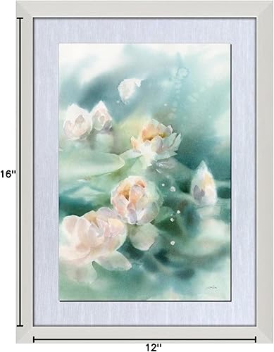 Miniatura 3 de Victoria Bella 16FF5/C - Arte flotante laminado, tonos botánicos de 12 x 16 pulgadas, impresión de decoración de pared, impresión de arte moderno