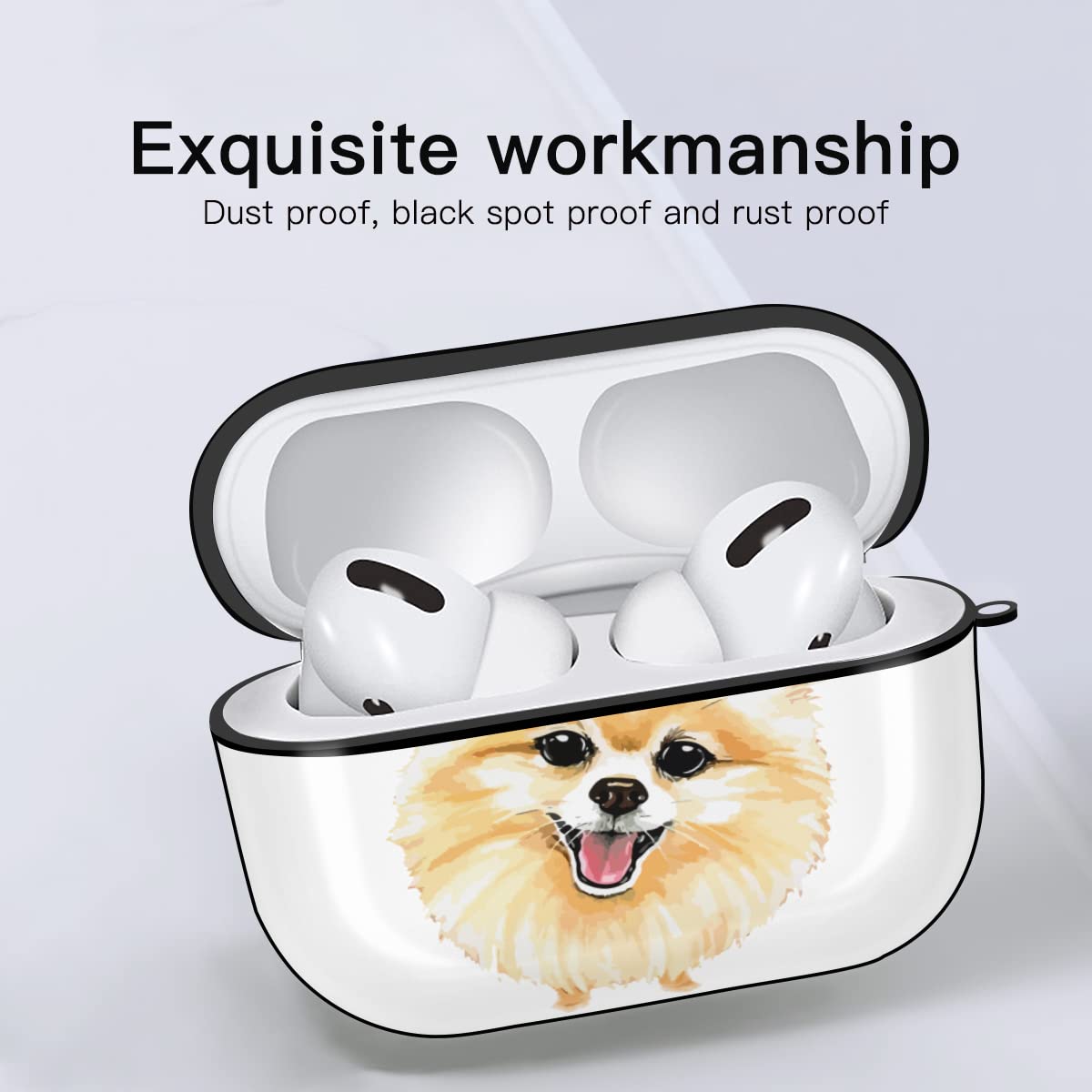 ポメころび Amazon | Airpods Proケース ポメラニアン 犬柄 Airpods Pro