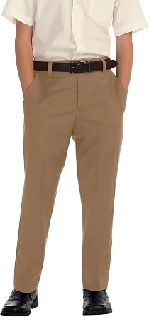 Gioberti Boys Flat Front Dress Pants