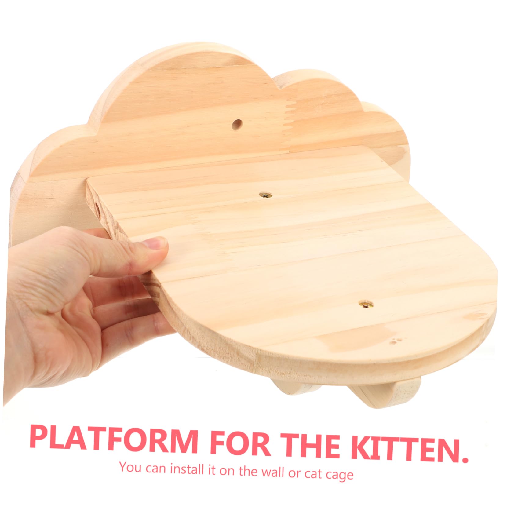 Sosoport 2stücke Teiliges Katzenwandregal Aus Holz Wandmontierte Katzenstufen Für Klettern Und Spielen Sicheres Und Stabiles Katzenmöbel Für Innenräume Für Katzenliebhaber