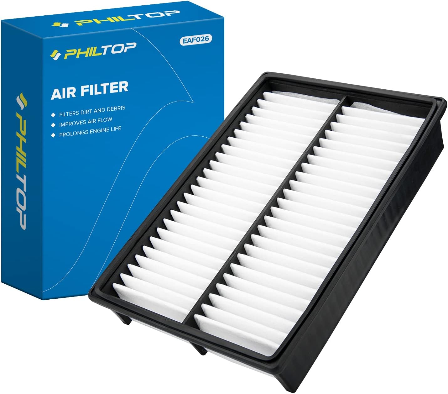 PHILTOP Engine Air Filter, EAF026 (CA9898) Replacement for GP898 NONSkyActiv Mazda3