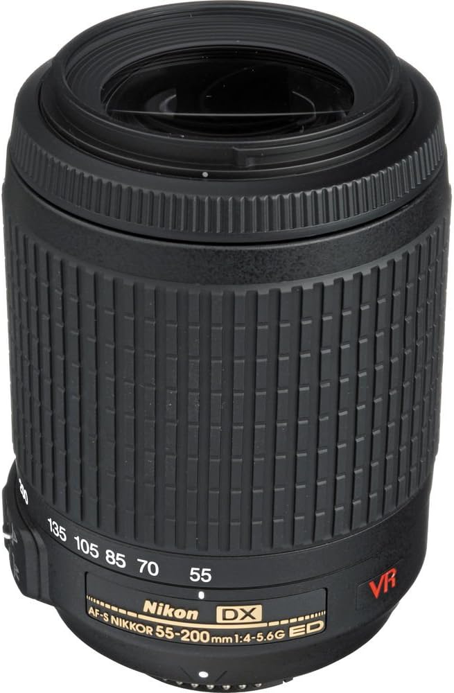 Nikon 55-200mm f/4-5.6G ED IF AF-S DX VR [Vibration Reduction] Nikkor Zoom Lens Bulk packaging (White box