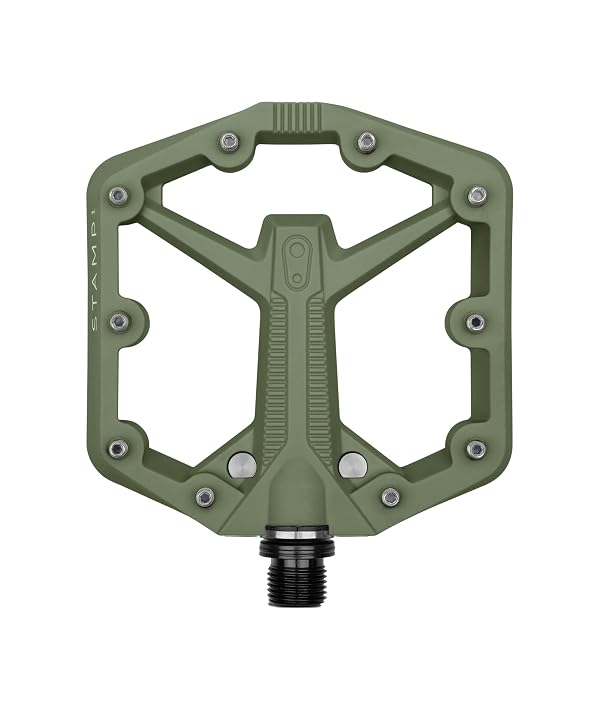 Crankbrothers Stamp 1 Gen 2,Composite MTB Bike Pedal, Green, Small by Crankbrothers - Used condition - US$43.72