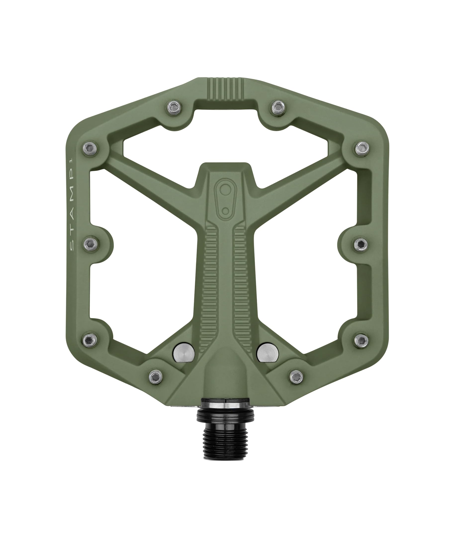 Crankbrothers Stamp 1 Version 2 MTB Pedal, Small Green โ image 1