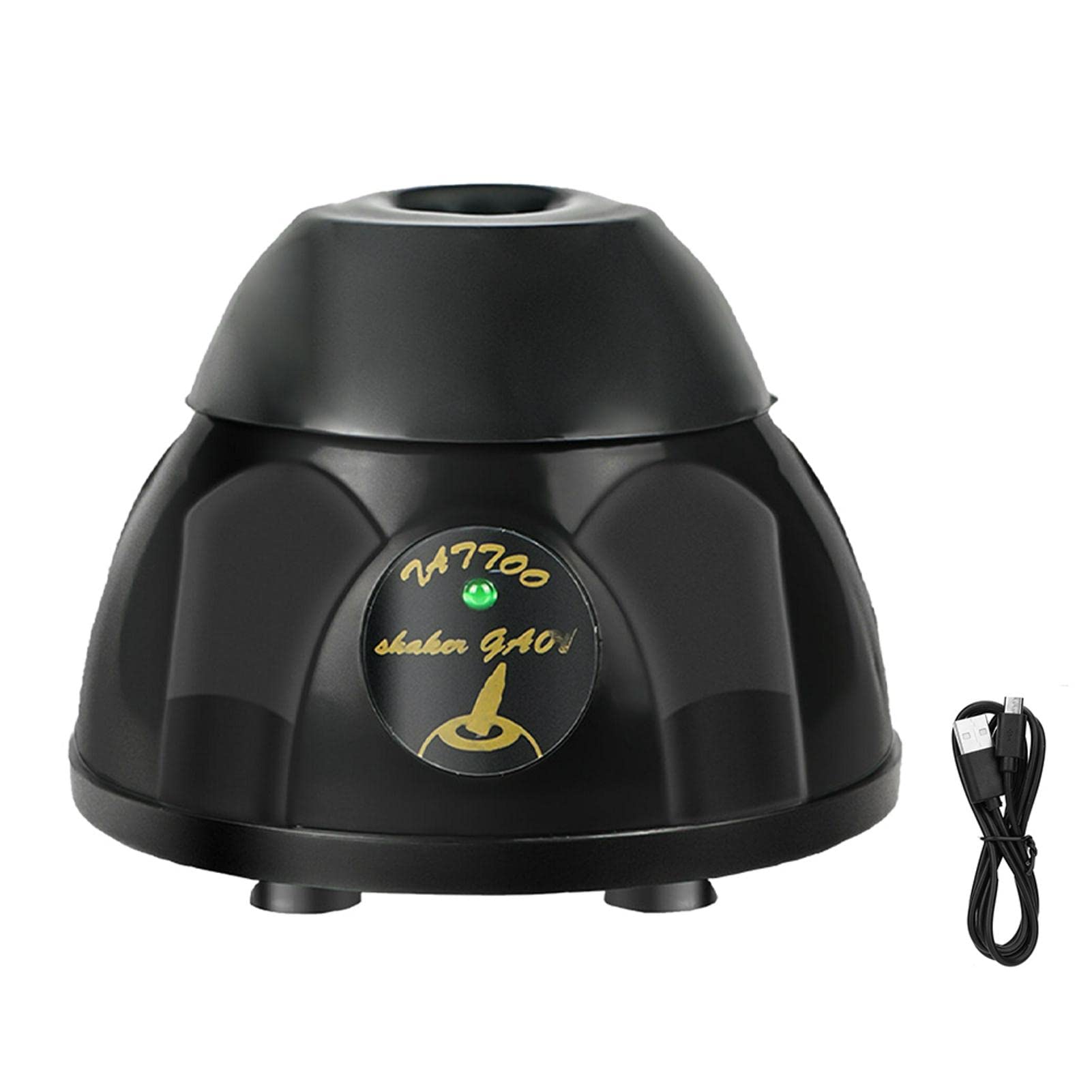 Vortex USB-Mixer, wiederaufladbar, Vortex-Mixer, flüssig, für Tattoo-Pigmenttinte, 5200 U/min, mit 6 Saugnäpfen, für Fast Mixing Farben Tattoo Pigment Ink, für Nagelstudio