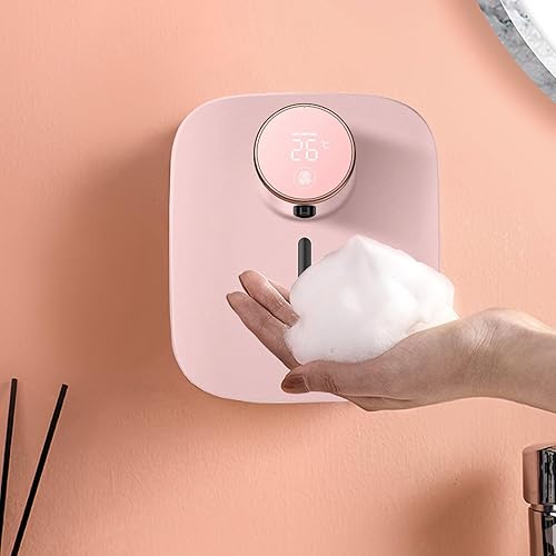 Dispensador automático de jabón sin contacto, dispensador de jabón para fregadero de cocina, dispensadores de jabón espumoso, recargable, volumen de