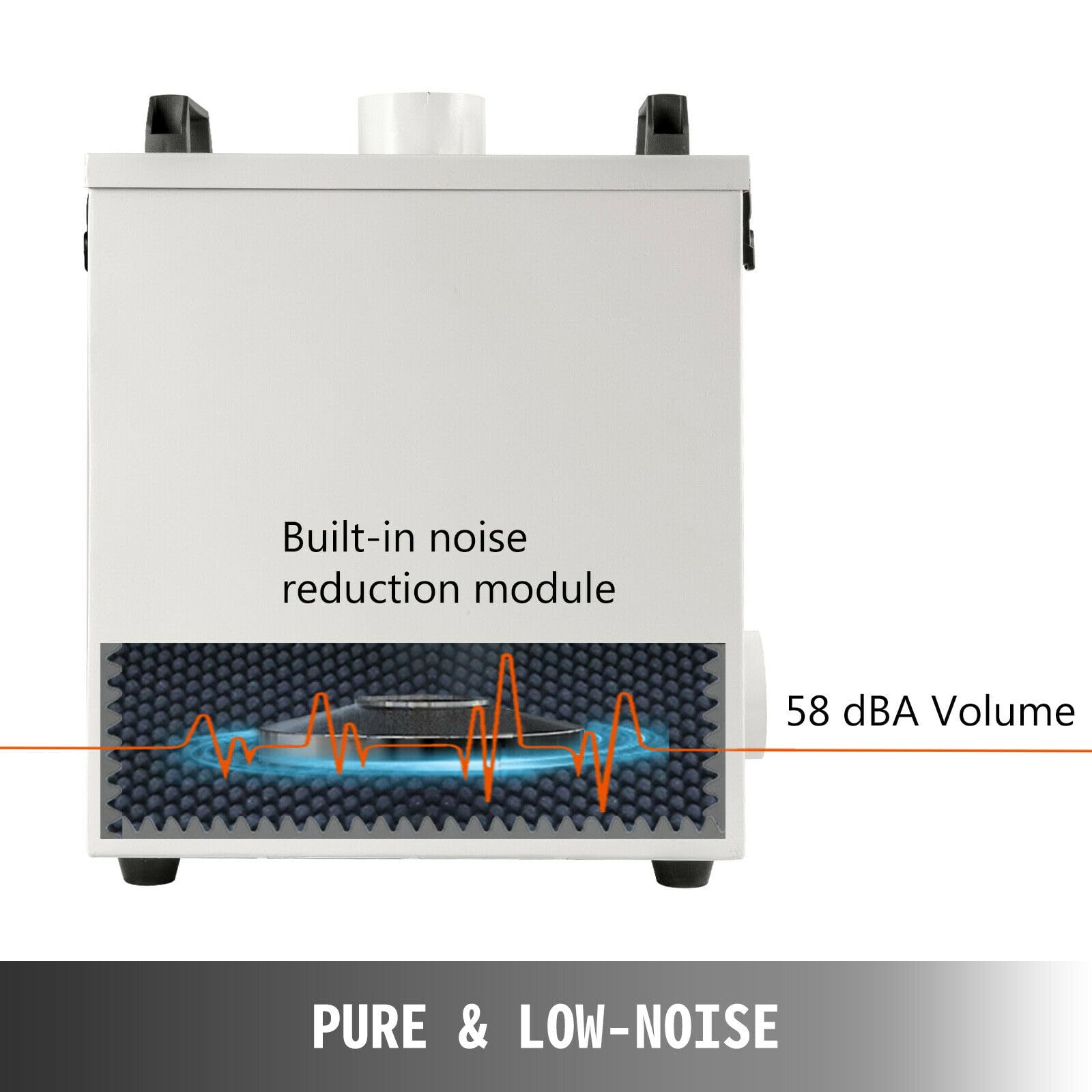 80W oczyszczacz powietrza odciąg oparów 180m³/H cichy oczyszczacz dymu pochłaniacz metalu Remover do grawerki CNC CO2 la-s-er łatwy w obsłudze