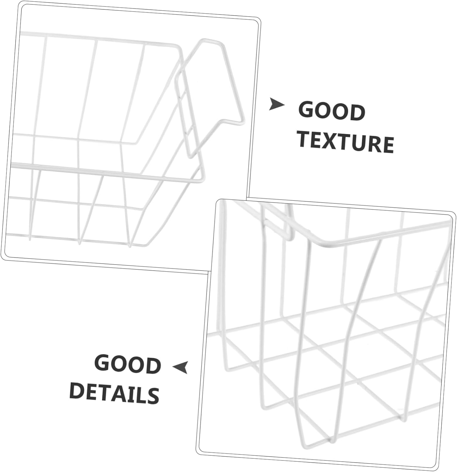 Deep Freezer Wire Basket Coated for Durability Capacity Storage Basket for Freezer and Fridge